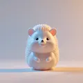 Mô hình 3D chú nhím nhỏ dễ thương Tiny Hedgehog siêu đáng yêu - Thumbnail 1