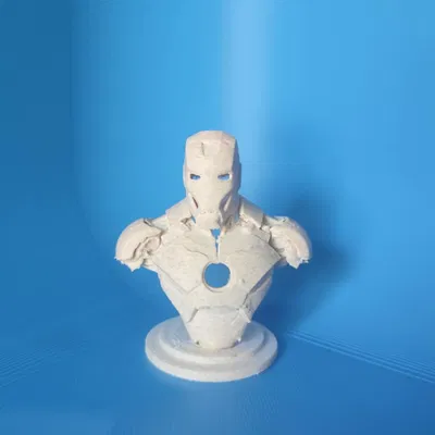 Mô hình tượng bán thân Iron Man 12cm trang trí siêu đẹp