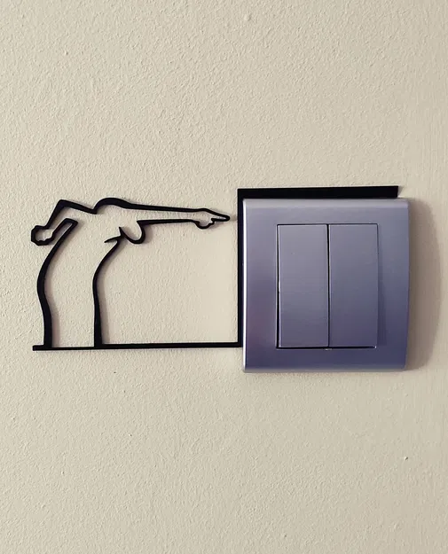 Mô hình trang trí công tắc hài hước – La Linea Balum 46 - Image 2