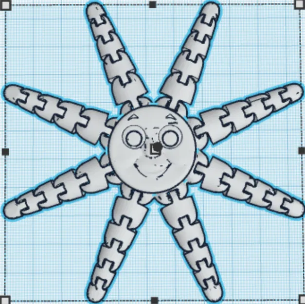 Mô hình bạch tuộc Thomas đầu tàu 3D độc đáo cho máy in 3D - Image 1