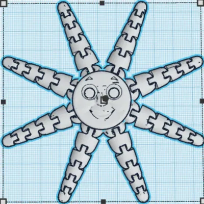 Mô hình bạch tuộc Thomas đầu tàu 3D độc đáo cho máy in 3D