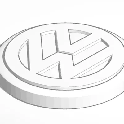 Logo Volkswagen (VW) 3D - Tệp STL in 3D đẹp và sắc nét