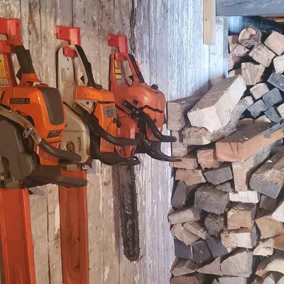 Móc treo máy cưa xích - Chainsaw hook/hanger