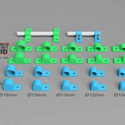 Bộ sưu tập khớp nối và mặt bích lệch tâm Ø 10 / 12 / 13 / 15 / 18mm