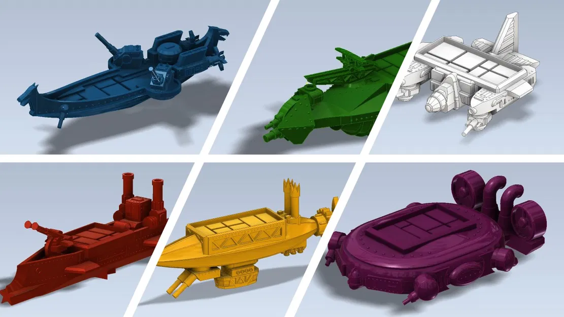 Phi thuyền tùy chỉnh cho trò chơi bàn cờ Scythe: The Wind Gambit - Image 1