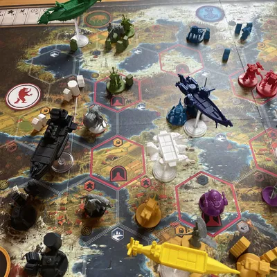 Phi thuyền tùy chỉnh cho trò chơi bàn cờ Scythe: The Wind Gambit