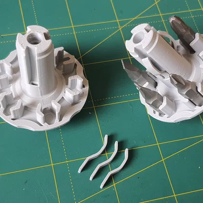 Tua vít mini cầm tay tích hợp ngăn chứa đầu vít - Bản cải tiến