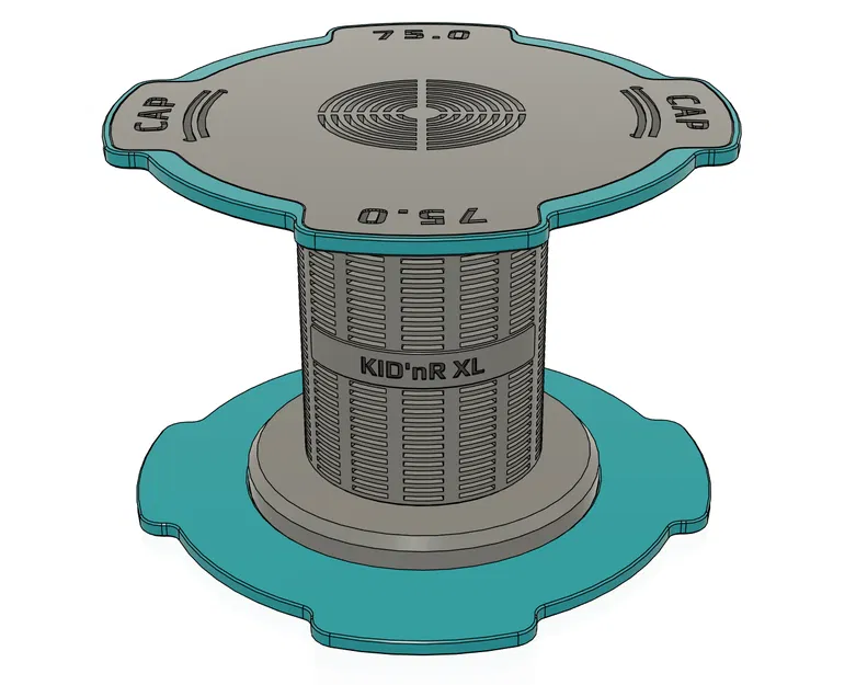 KID'nR XL - Hộp hút ẩm cho cuộn nhựa có đường kính lõi lớn - Image 4