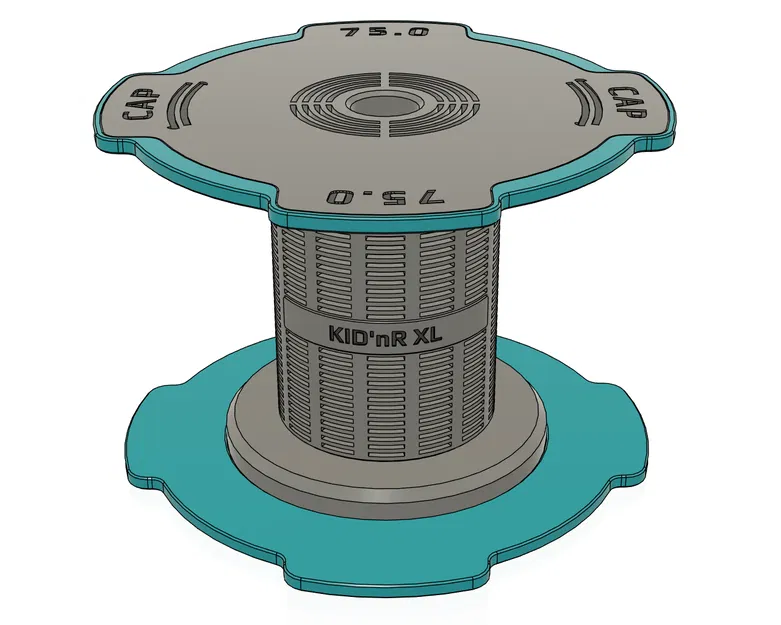 KID'nR XL - Hộp hút ẩm cho cuộn nhựa có đường kính lõi lớn - Image 5