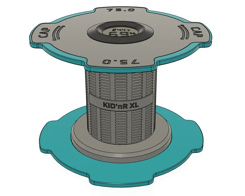 KID'nR XL - Hộp hút ẩm cho cuộn nhựa có đường kính lõi lớn - Image 7