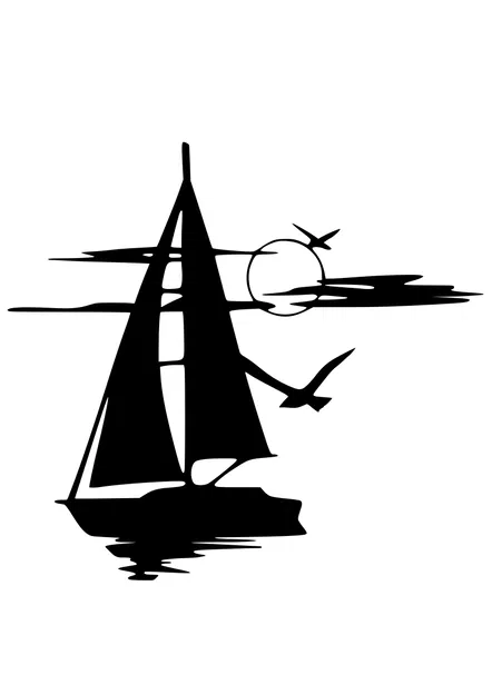 Tranh Treo Tường Hình Thuyền Buồm Nghệ Thuật (Sailboat Wall Art) - Image 2