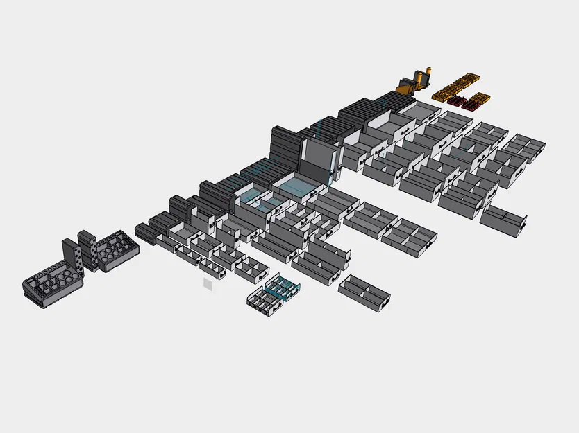 Bộ Hộp Đựng Đồ Lắp Ghép Modular Organizer - Image 14