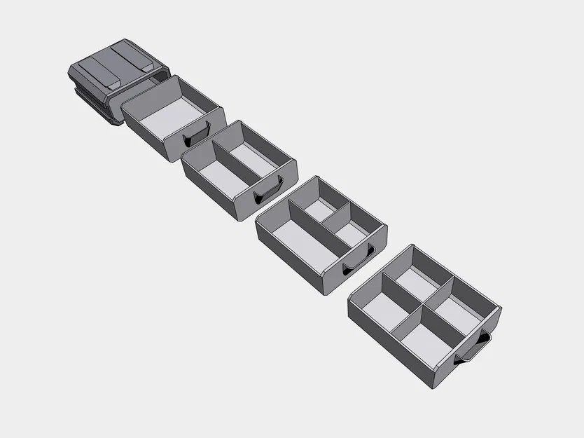 Bộ Hộp Đựng Đồ Lắp Ghép Modular Organizer - Image 16