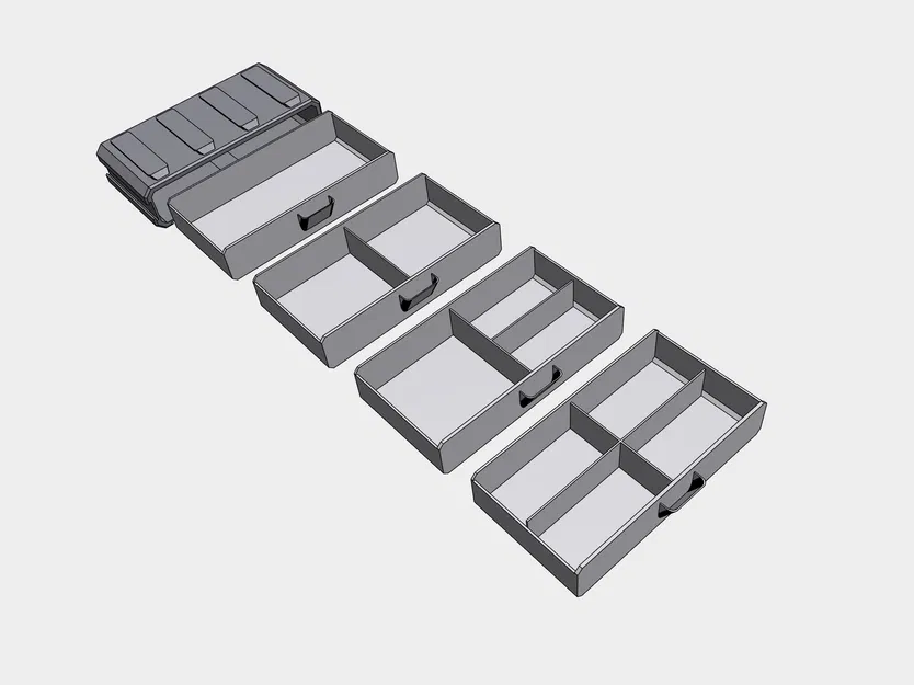 Bộ Hộp Đựng Đồ Lắp Ghép Modular Organizer - Image 17