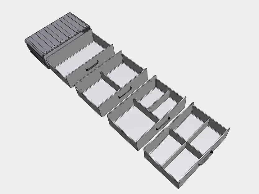 Bộ Hộp Đựng Đồ Lắp Ghép Modular Organizer - Image 19