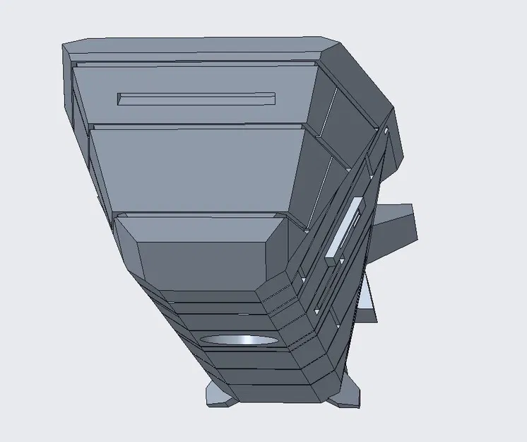 Mô hình tàu vũ trụ tùy chỉnh cho board game Dune: Imperium (bản mở rộng Rise of Ix) kèm đế đứng - Image 3