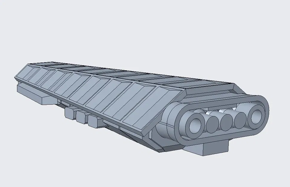 Mô hình tàu vũ trụ tùy chỉnh cho board game Dune: Imperium (bản mở rộng Rise of Ix) kèm đế đứng - Image 7