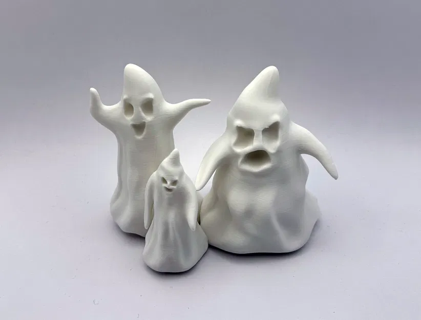 Bộ ba mô hình ma đáng yêu trang trí Halloween độc đáo - Image 1