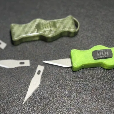 Móc khóa dao Xacto OTF mini V3.0