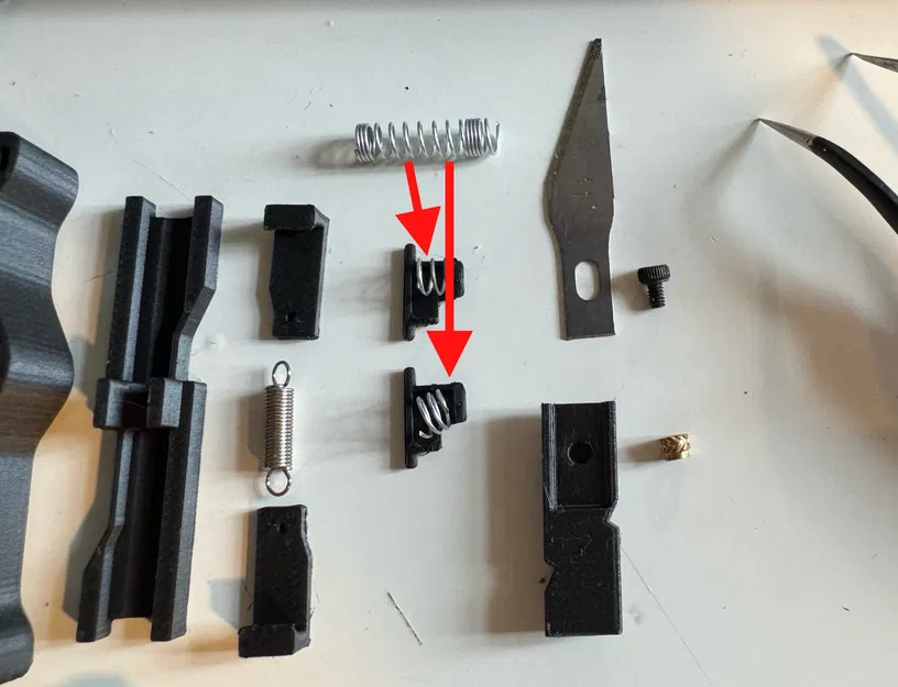 Móc khóa dao Xacto OTF mini V3.0 - Image 16