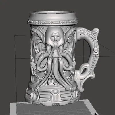 Giá đựng lon bia Cthulhu (Lon 0.5L + 12oz) - Cốc uống bia phong cách kinh dị