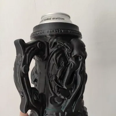 Giá đựng lon bia Cthulhu (Lon 0.5L + 12oz) - Cốc uống bia phong cách kinh dị