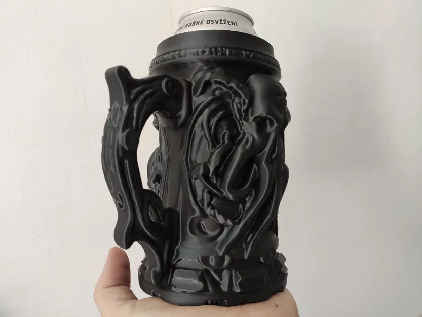 Giá đựng lon bia Cthulhu (Lon 0.5L + 12oz) - Cốc uống bia phong cách kinh dị - Image 6