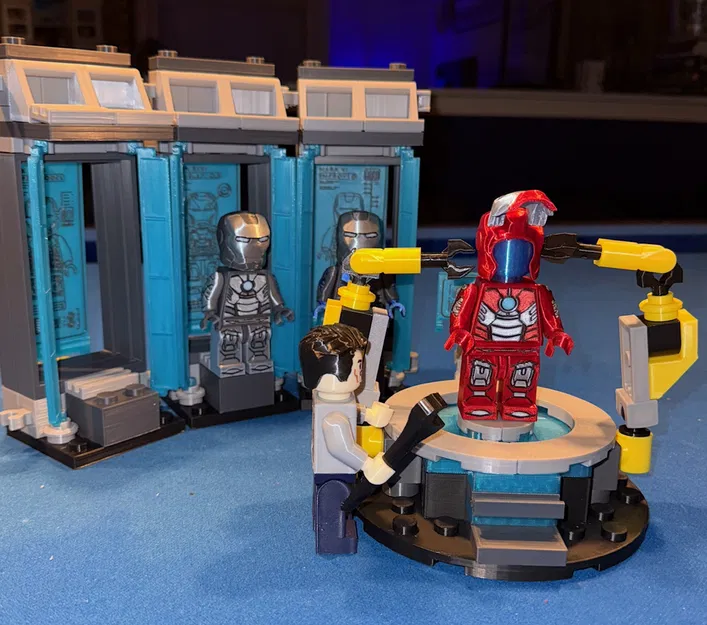 Bệ Lắp Ráp Iron Man Tỉ Lệ Phóng Đại (Tỉ lệ 2.5:1) - Image 5