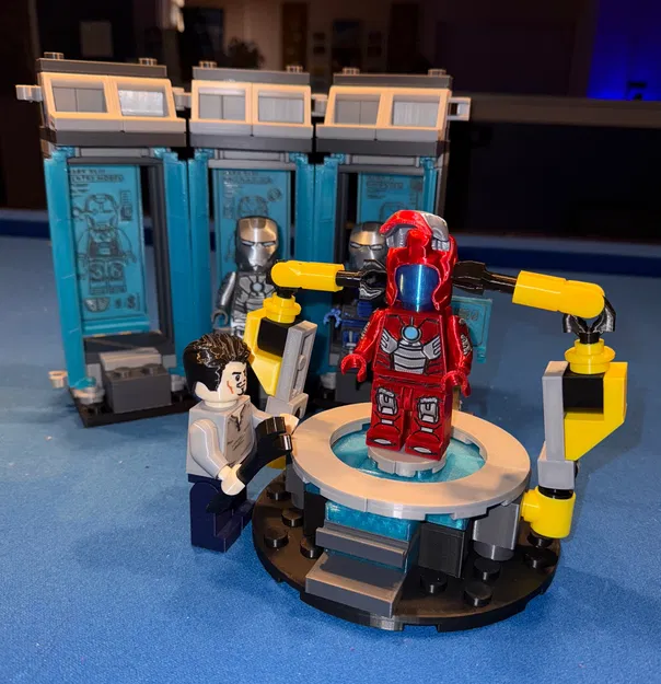 Bệ Lắp Ráp Iron Man Tỉ Lệ Phóng Đại (Tỉ lệ 2.5:1) - Image 6