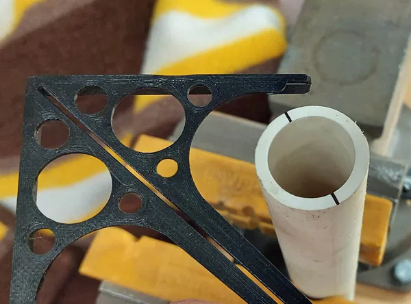 Dụng cụ Tìm Tâm / Thước Đo / Khuôn Mẫu (90 & 45 độ) - CẬP NHẬT: 6 Độ rộng khe - Image 6