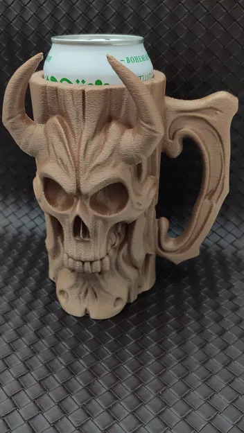 Giá Đỡ Lon Bia Đầu Lâu Quỷ Cây (0.5L + 12oz) - Cốc đựng bia - Image 4