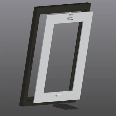 Khung Tranh In 3D Cho Pimoroni Inky Impression 7.3"