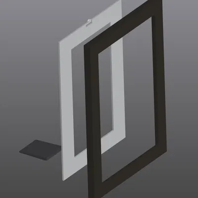 Khung Tranh In 3D Cho Pimoroni Inky Impression 7.3"