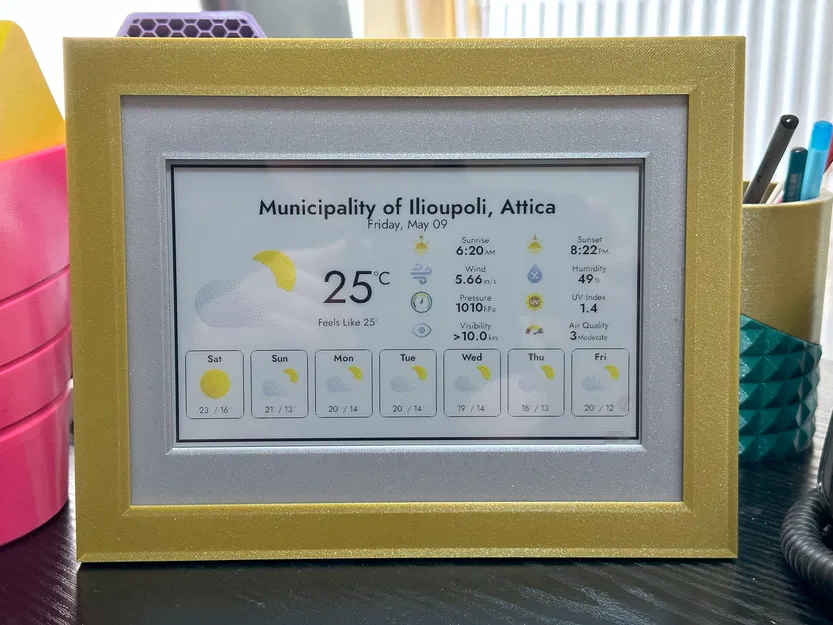 Khung Ảnh PiMoroni Inky Impression 7.3 (Phiên Bản 2025 - PIM773) - Image 1