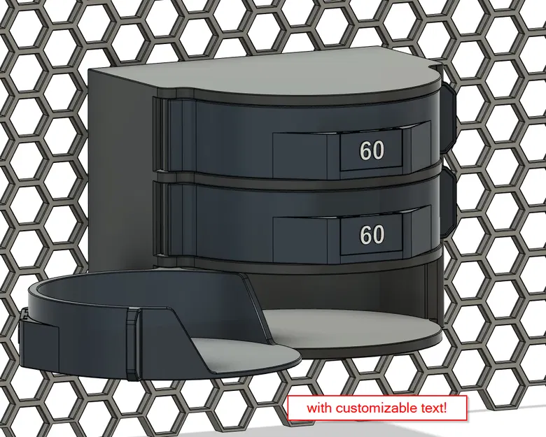Bộ sưu tập tháp đựng giấy nhám parametric - Image 1