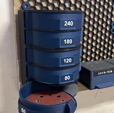 Bộ sưu tập tháp đựng giấy nhám parametric