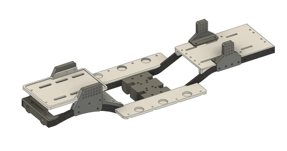 Khung gầm Scale Crawler tùy chỉnh dựa trên SCX10 Gen 1 - Image 1