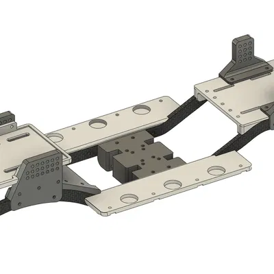 Khung gầm Scale Crawler tùy chỉnh dựa trên SCX10 Gen 1