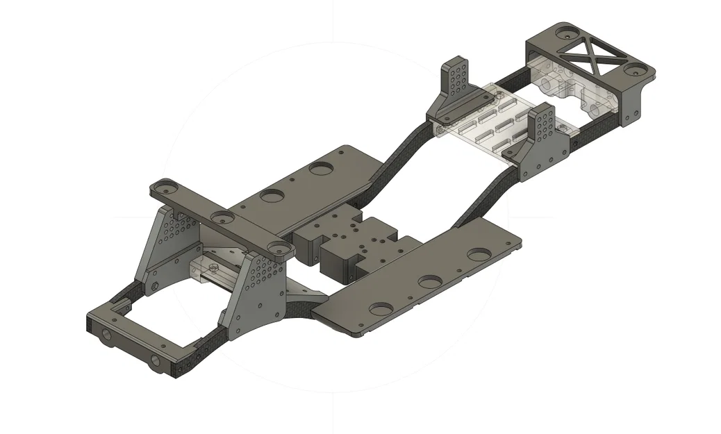 Khung gầm Scale Crawler tùy chỉnh dựa trên SCX10 Gen 1 - Image 3