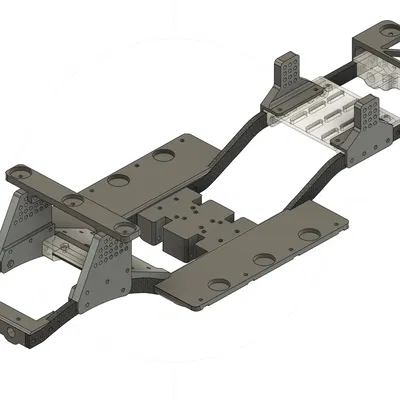 Khung gầm Scale Crawler tùy chỉnh dựa trên SCX10 Gen 1