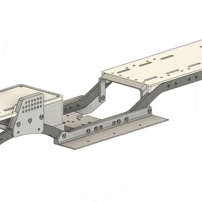 Khung gầm Scale Crawler tùy chỉnh dựa trên SCX10 Gen 1
