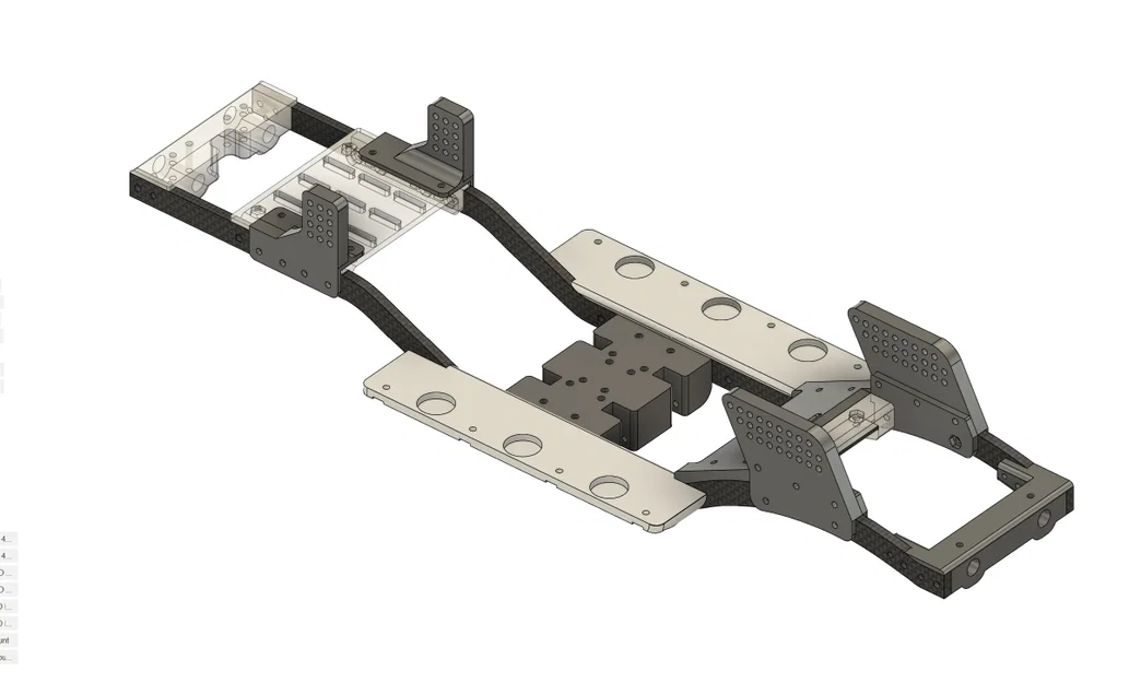 Khung gầm Scale Crawler tùy chỉnh dựa trên SCX10 Gen 1 - Image 5