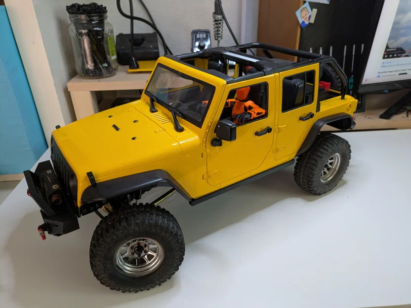 Khung gầm Scale Crawler tùy chỉnh dựa trên SCX10 Gen 1 - Image 13