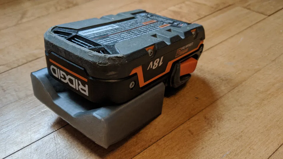 Giá đỡ pin RIDGID 18V (thiết kế ôm sát) - Image 2