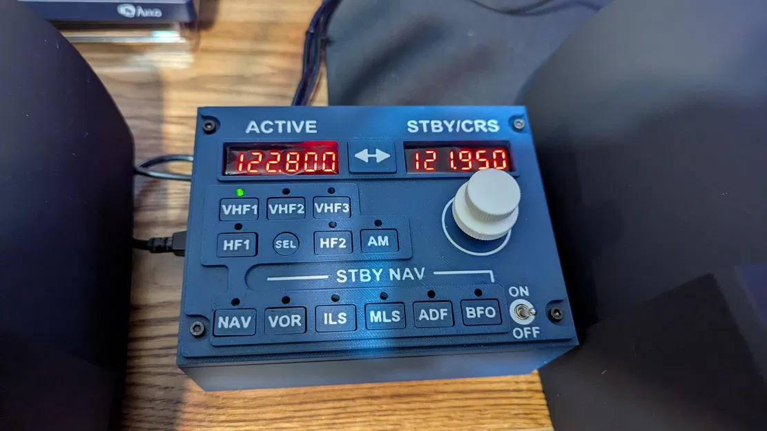 Bảng quản lý tần số (RMP) cho Airbus A320 (Home Cockpit) - Image 1