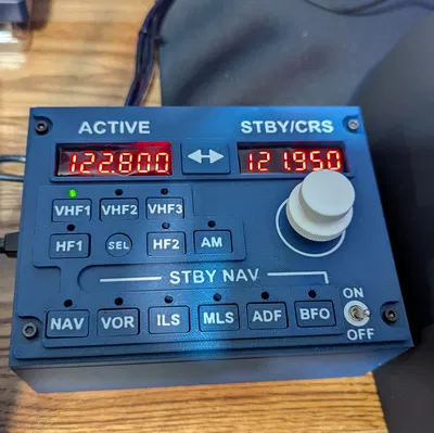 Bảng quản lý tần số (RMP) cho Airbus A320 (Home Cockpit)