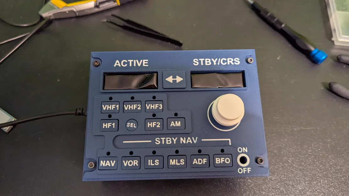 Bảng quản lý tần số (RMP) cho Airbus A320 (Home Cockpit) - Image 2