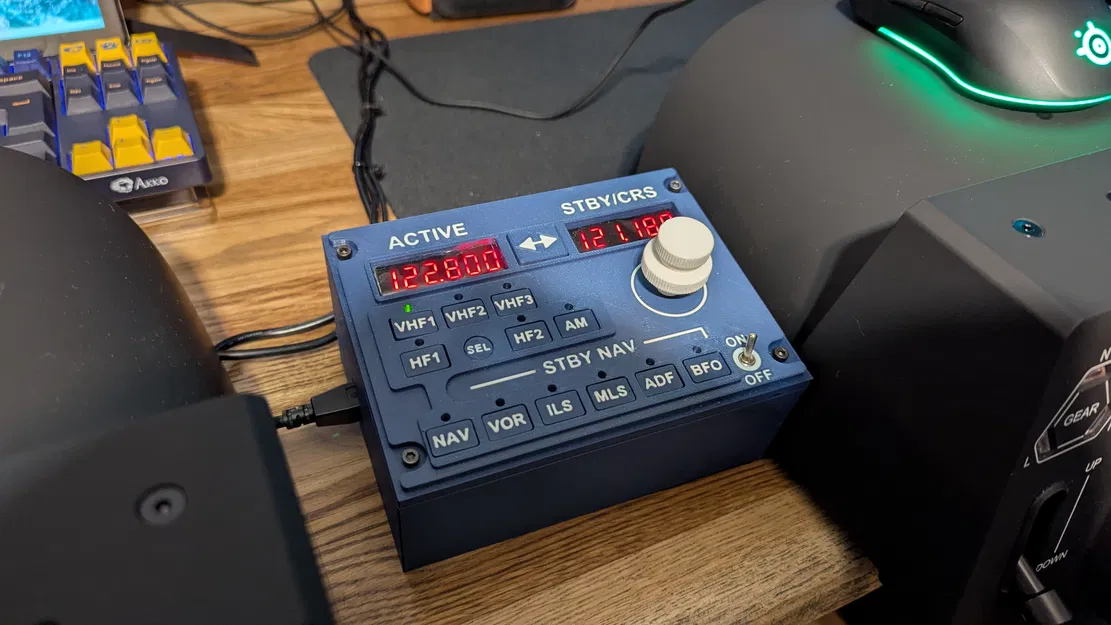 Bảng quản lý tần số (RMP) cho Airbus A320 (Home Cockpit) - Image 9