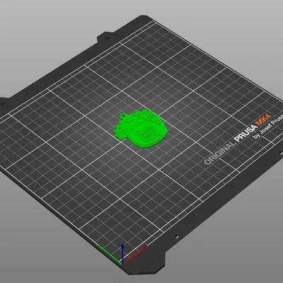 Móc khóa chú mèo dễ thương cầm radio in 3D