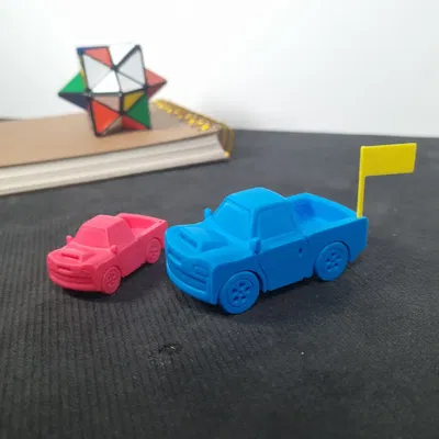 Mô hình xe tải #3DTrenchy - In không cần lắp ráp (Print-in-place)